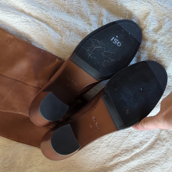 Romeos Vero Couio sz 40 (10) women's handmade leather boots in tan Nwt - Picture 3 of 5